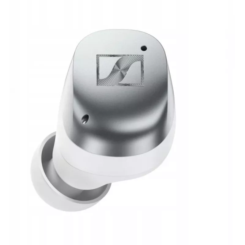 SENNHEISER Momentum MTW4 Wireless Bluetooth Noise-Cancelling Sports Earbuds - White & Silver