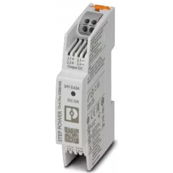 Phoenix Contact STEP3-PS/1AC/24DC/0.63/PT Power Supply 15 W White (1088495)