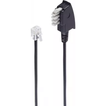 Telephone cable ShiverPeaks BS70113 3 m Black