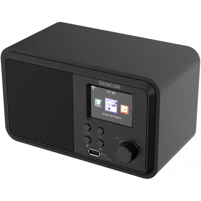 Tabletop radio SENCOR SIR 5100WDB — 4 W, Wi‑Fi, FM