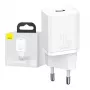 Baseus Super Si Smartphone White AC Fast charging Indoor
