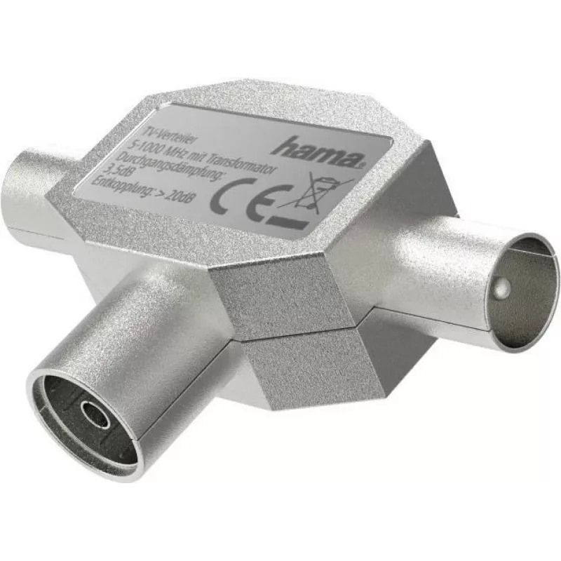 Hama 00205236 cable splitter/combiner Silver