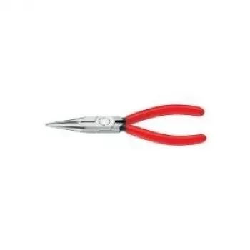 Knipex Flat nose pliers L.160mm flat/round straight polished plastic sheath