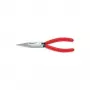 Knipex Flat nose pliers L.160mm flat/round straight polished plastic sheath