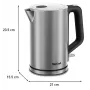 Electric kettle Tefal KI513D10 stainless steel 1.7 L 2200 W, cordless, 360° base