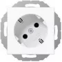 Jung SCHUKO-Socket Outlet aws 16A 250V 45Grad A 520-45 KI WW (A520-45KIWW)