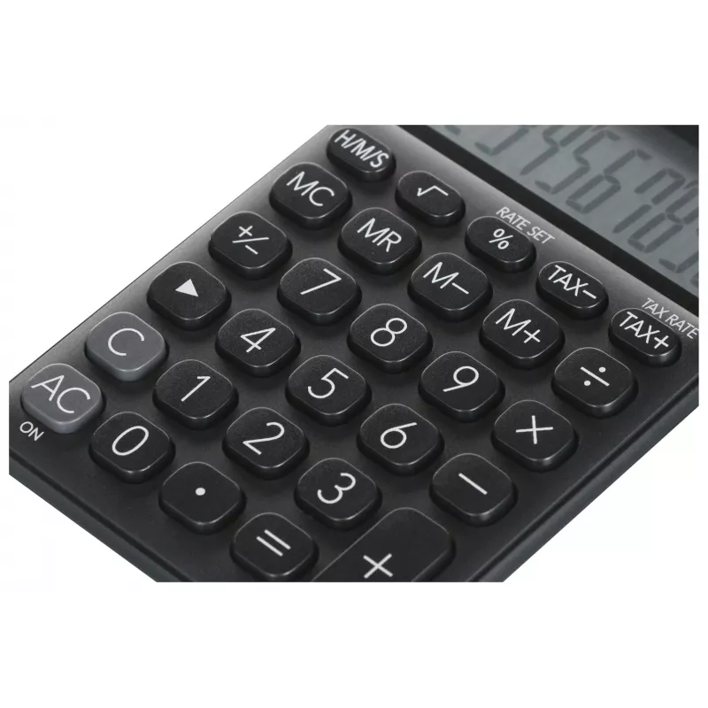 Basic calculator CASIO SL-310UC-BK — 10-digit, battery/solar, tax & profit functions, pocket size (70×118×8.4 mm), black