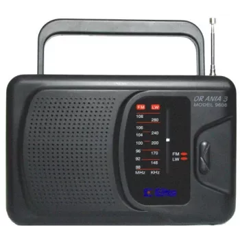 Radio mains and battery powered Fm, Lw Eltra Ania