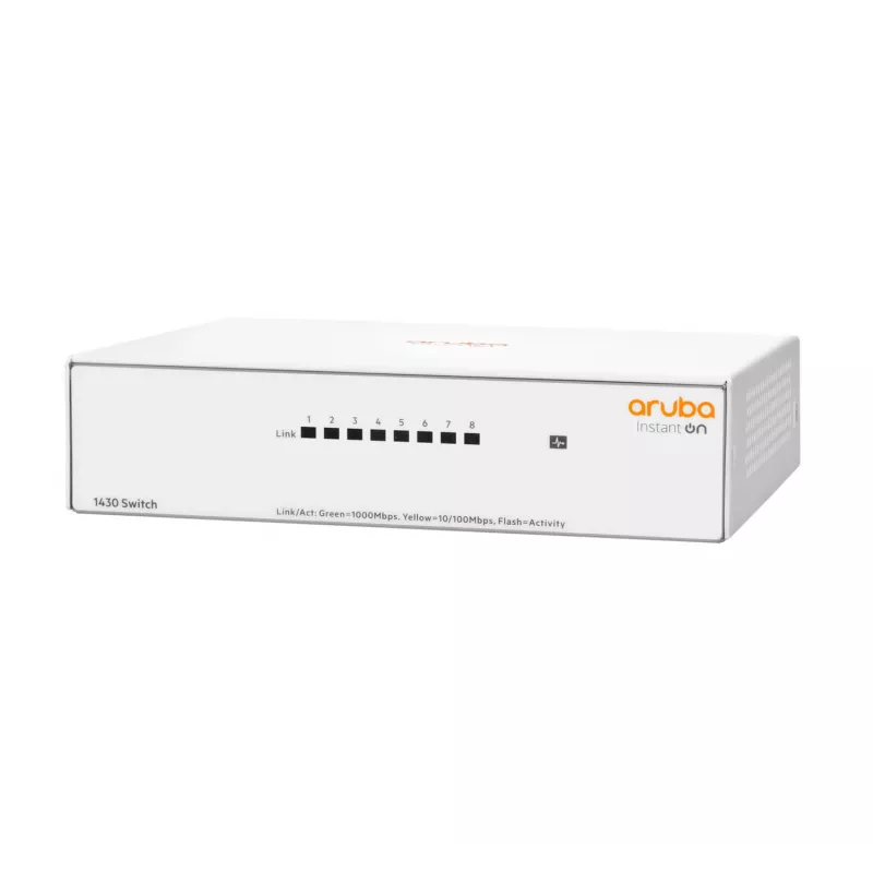 Unmanaged Switch Aruba Instant On 1430 8G L2 Gigabit Ethernet 8 Ports