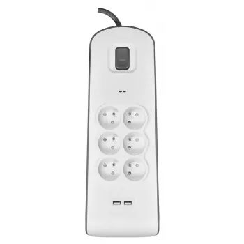 Surge Protector Belkin BSV604ca2m White 6 AC outlets 2 m