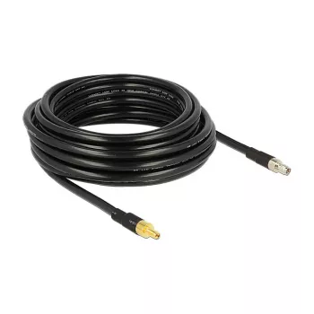 Coaxial Cable DeLOCK 10m SMA/SMA CFD400 LLC400 Black