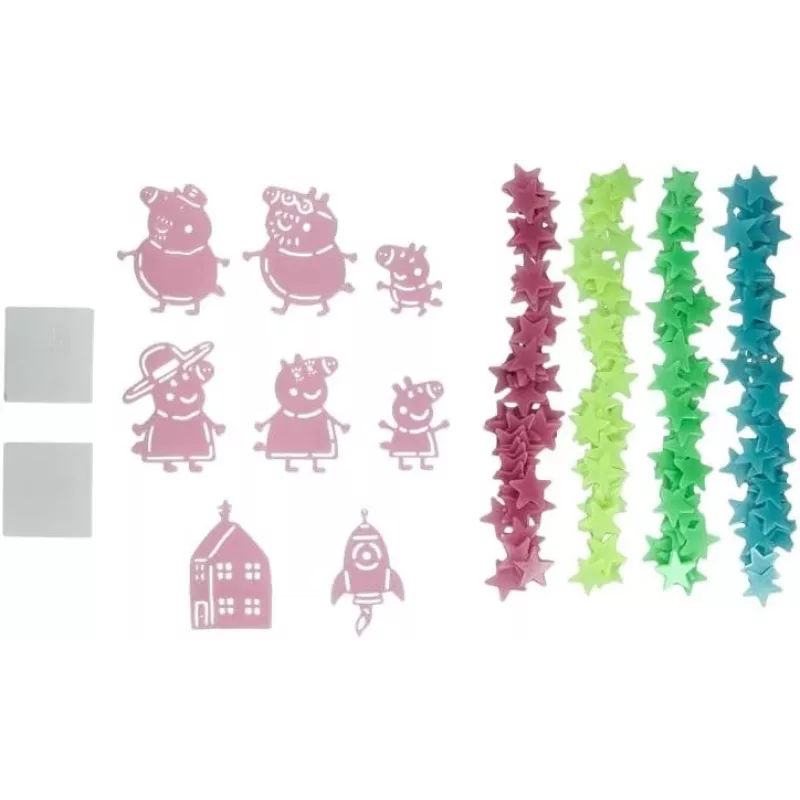 Wall Decal Hasbro Peppa Pig PP13870PP Glow in the Dark Stars