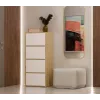 ALMA CHEST OF DRAWERS ARTISAN OAK/WHITE