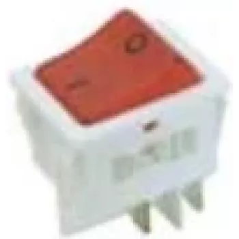 Bachmann 924.096 Electrical Switch Rocker switch 2P Red - White (924.096)