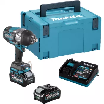 Cordless Impact Wrench TW001GM201 XGT, 40Volt Blue/black, 2x Li-Ion XGT Battery 4Ah, in carry case