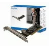 LogiLink PC0028 USB 2.0 PCI Card, 4 External + 1 Internal Port