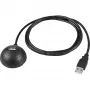 Wentronic USB Cable - USB Type A, 4-pin (M) - USB Type A, 4-pin (W) - 1,5m - magnetic stand base (68913)