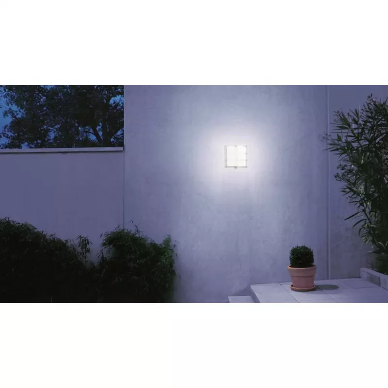 Outdoor wall light Steinel L 691 S PMMA, LED 8.5 W, PIR sensor, 360°/7 m, anthracite, aluminium/plastic