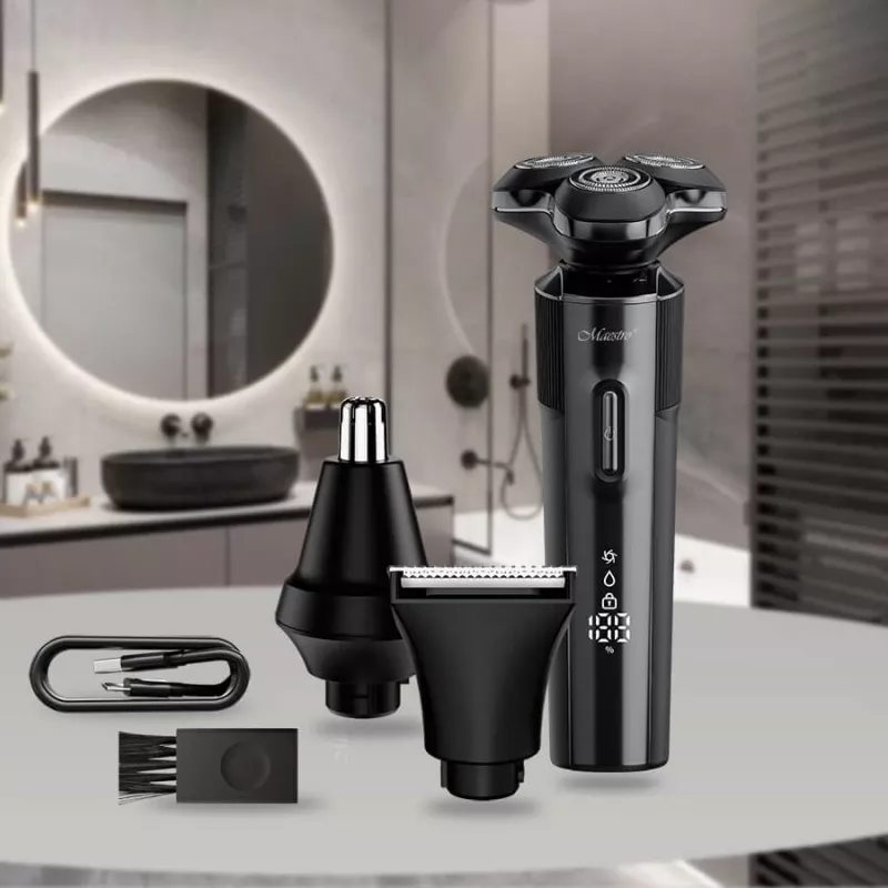 Shaving kit Maestro MR-678 3-in-1 USB 90 min rechargeable trimmer shaver groomer