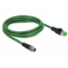 Network Cable DeLOCK 85438 RJ45 Ethernet Cat6 2m Black