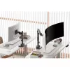 Monitor mount DIGITUS Single, clamp, 57 inch max, 27 kg capacity, VESA 75x75–100x100, height adjustable, tilt -75° to 75°, black