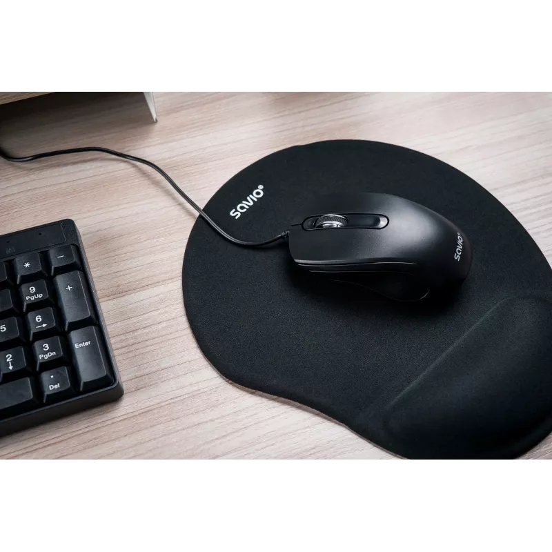Savio KB-01 keyboard Home/Office USB QWERTY US English Black