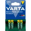 VARTA HR03 AAA Recharge Accu Power 800 mAh 56703 Rechargeable batteries 4 pc(s) Green