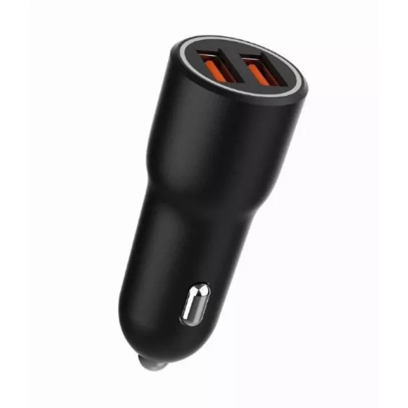 Car mobile device charger Gembird TA-UC-A2QC36-CAR-01, 36 W, 12–24V, cigar lighter, black