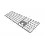 Keyboard Matias Mac Silver FK418BTS-UK — compact design, USB connection