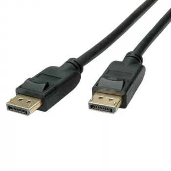 ROLINE - DisplayPort-Cable - DisplayPort (M) to DisplayPort (M) - DisplayPort 1.3 - 2 m - 4K Support - Black (11.04.5811)
