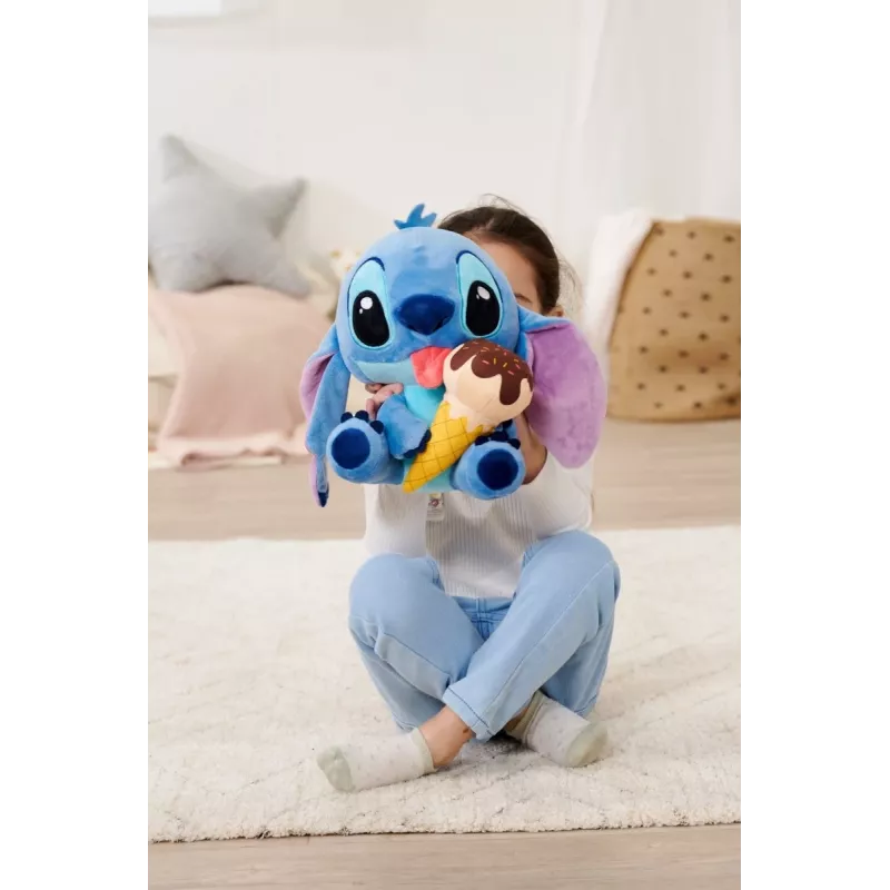 Plush toy SIMBA Mascot Stitch Ice Cream 25 cm, original soft character figure