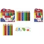 Wax-based pencil Faber-Castell 110630 Blue Green Orange Pink Red Yellow 6 pcs