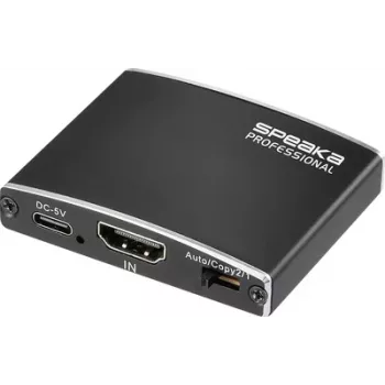 SpeaKa Professional HDMI-Splitter 3840 x 2160 Pixel Black (SP-13723876)
