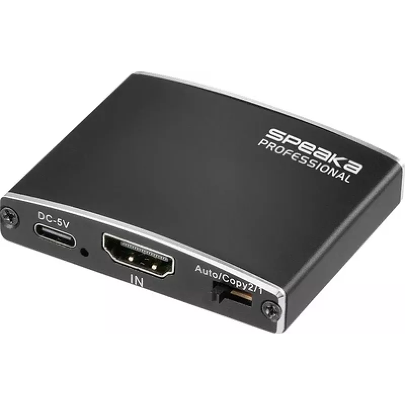 SpeaKa Professional HDMI-Splitter 3840 x 2160 Pixel Black (SP-13723876)
