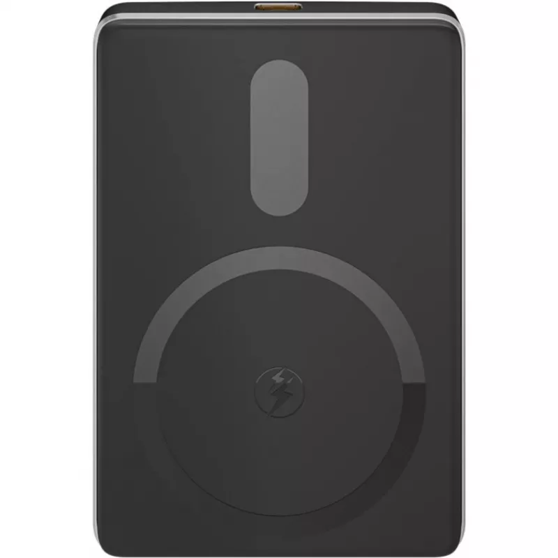 Goobay Magnetic Wireless Power Bank | 70182 | 5000 mAh | USB-C | Black