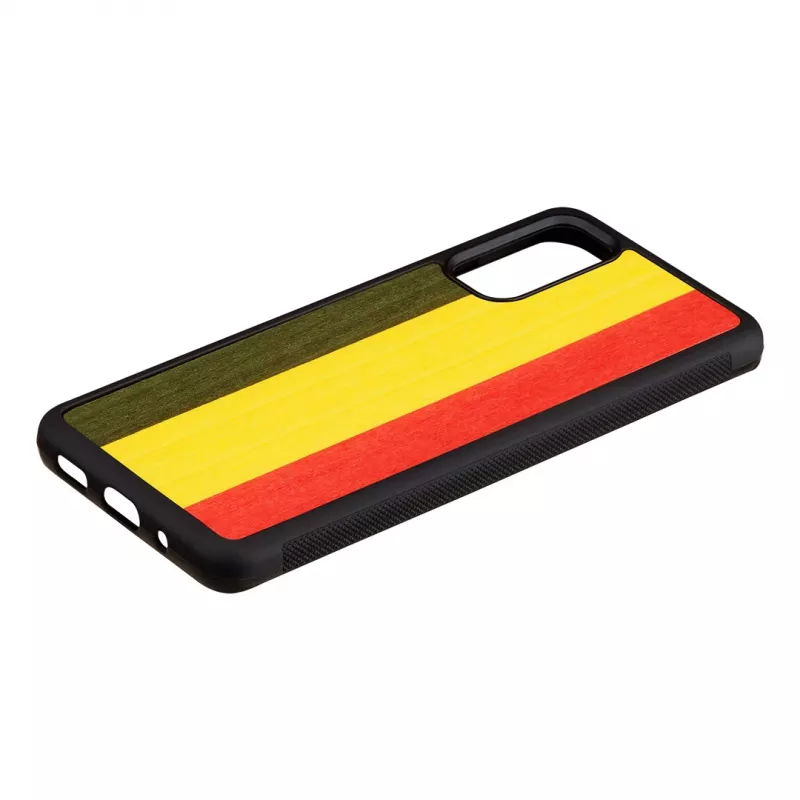 Phone case man and wood Galaxy S20 reggae black