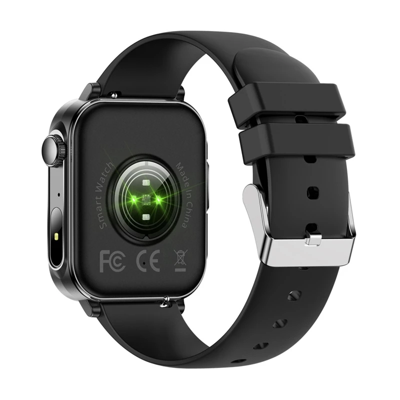 Smartwatch Colmi P80 black — wrist wearable, color display, health & activity tracking