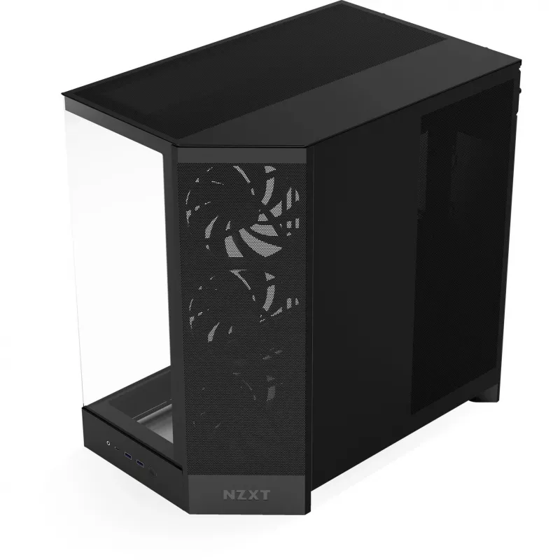 NZXT H9 Air Flow (2025) Large Dual-Chamber Mid Tower Case - Black