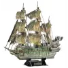 3D LED Puzzle Flying Dutchman model L526H, No name — assembled illuminated model