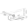Passive holder Keyboard Maclean MC-795