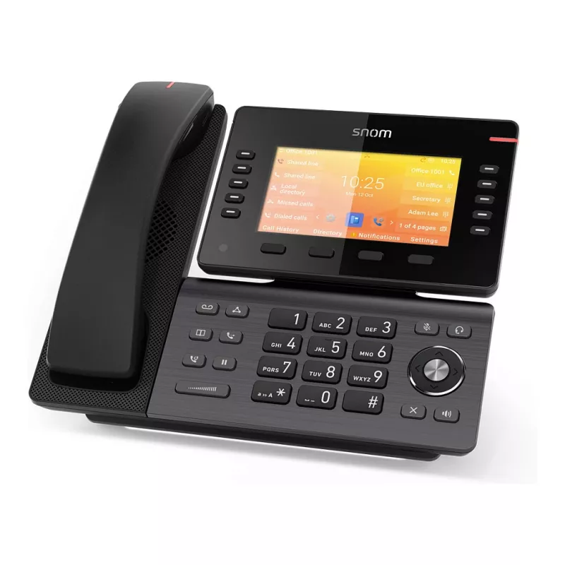 Snom D892M, IP phone, Black, desktop/wall, Linux, TFT, 12,7 cm (5 inch)