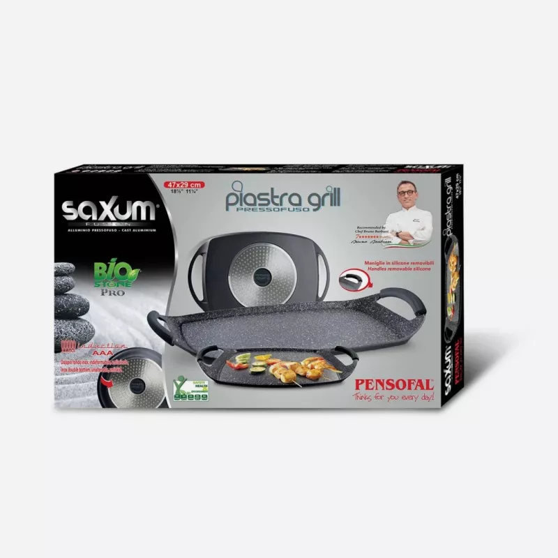 Grill Plate Pensofal Saxum 47x27 cm non-stick durable