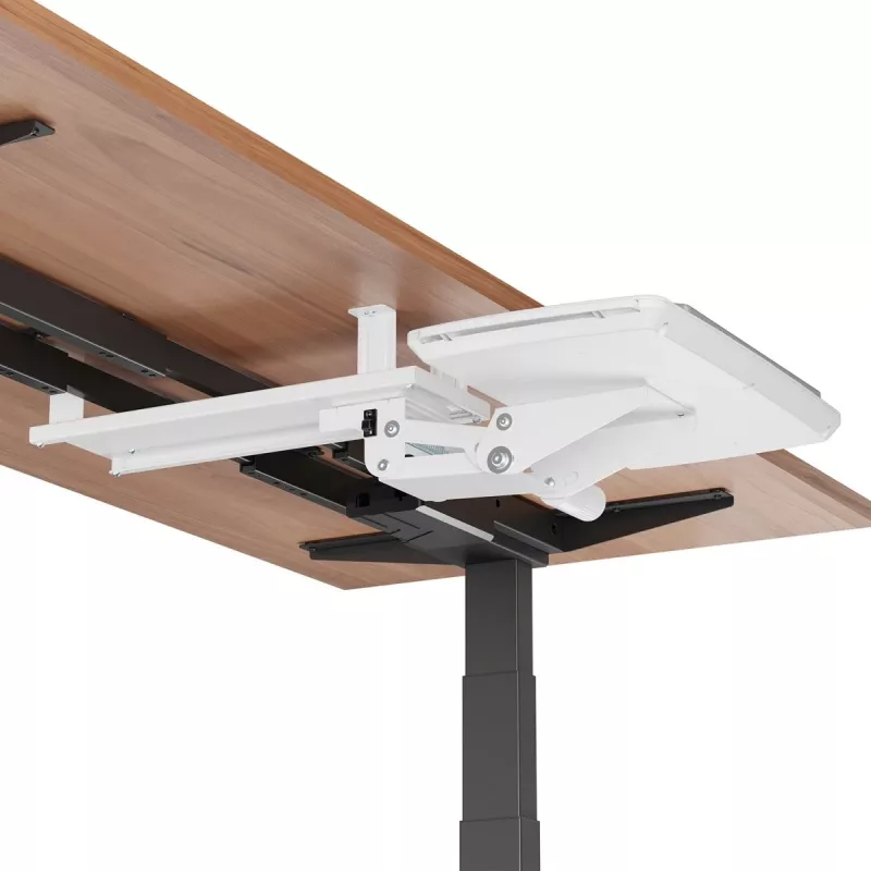 Keyboard holder MACLEAN MC-156 W — adjustable under-desk tray, max load 5 kg