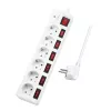 Power Extension LogiLink LPS250 1.5m 6 AC Outlets Indoor White