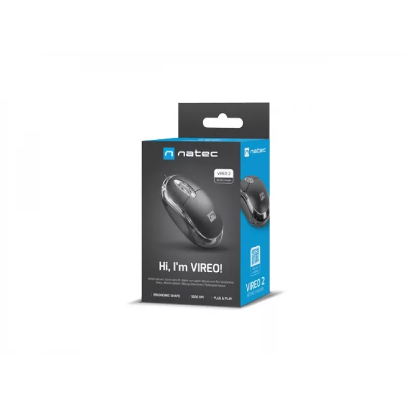 Mouse NATEC Vireo 2 USB Type-A Optical