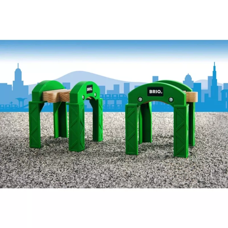 BRIO 33253 support stands green, 2 pcs.
