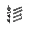 Ergotron LX Pro - Mounting Kit (Doppelarm) - modular - for 2 LCD-Displays - side-by-side - Aluminium - Dark Grey - Screen Size: to 68,6 cm (to 27 inch) (45-686-293)
