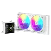Gamemax CPU Liquid Cooler | GLACIER 240 LCD WH | Intel, AMD