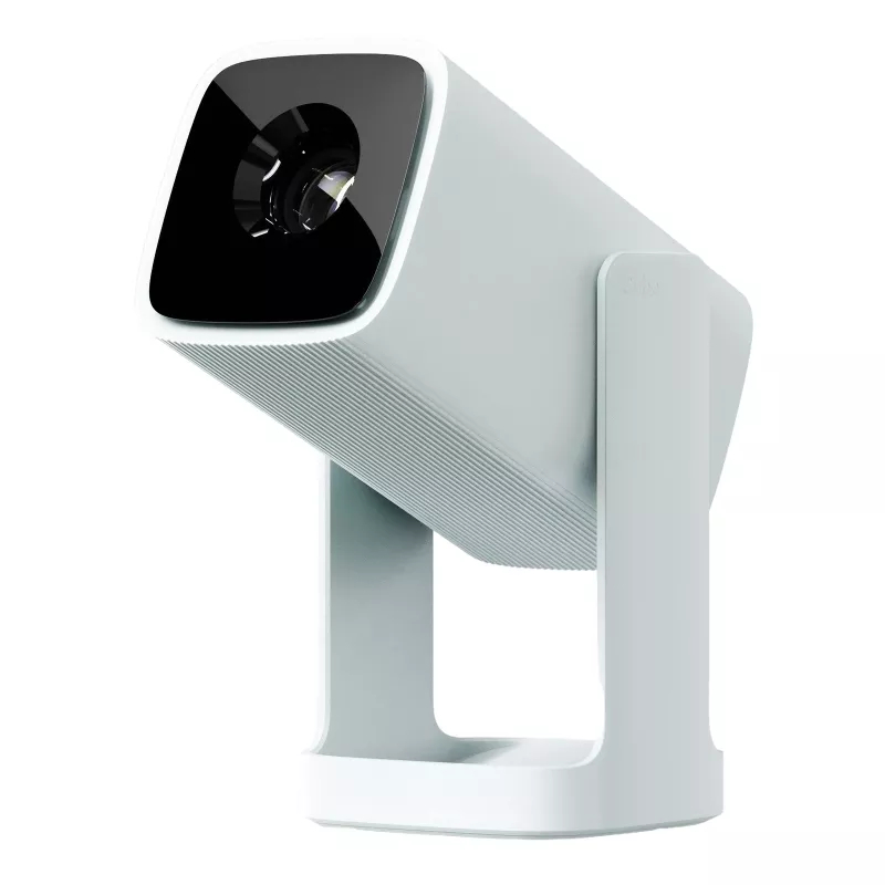 Projector WANBO Cube 1 — 720p resolution, 200 ISO lumens, Android TV 11, sky blue