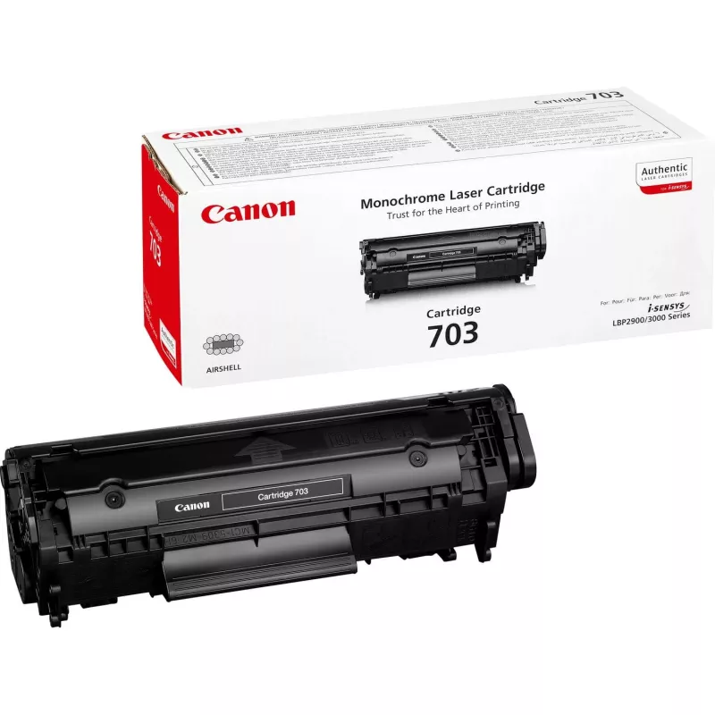 Canon Toner CRG703 Black toner cartridge 3 pc(s) Original